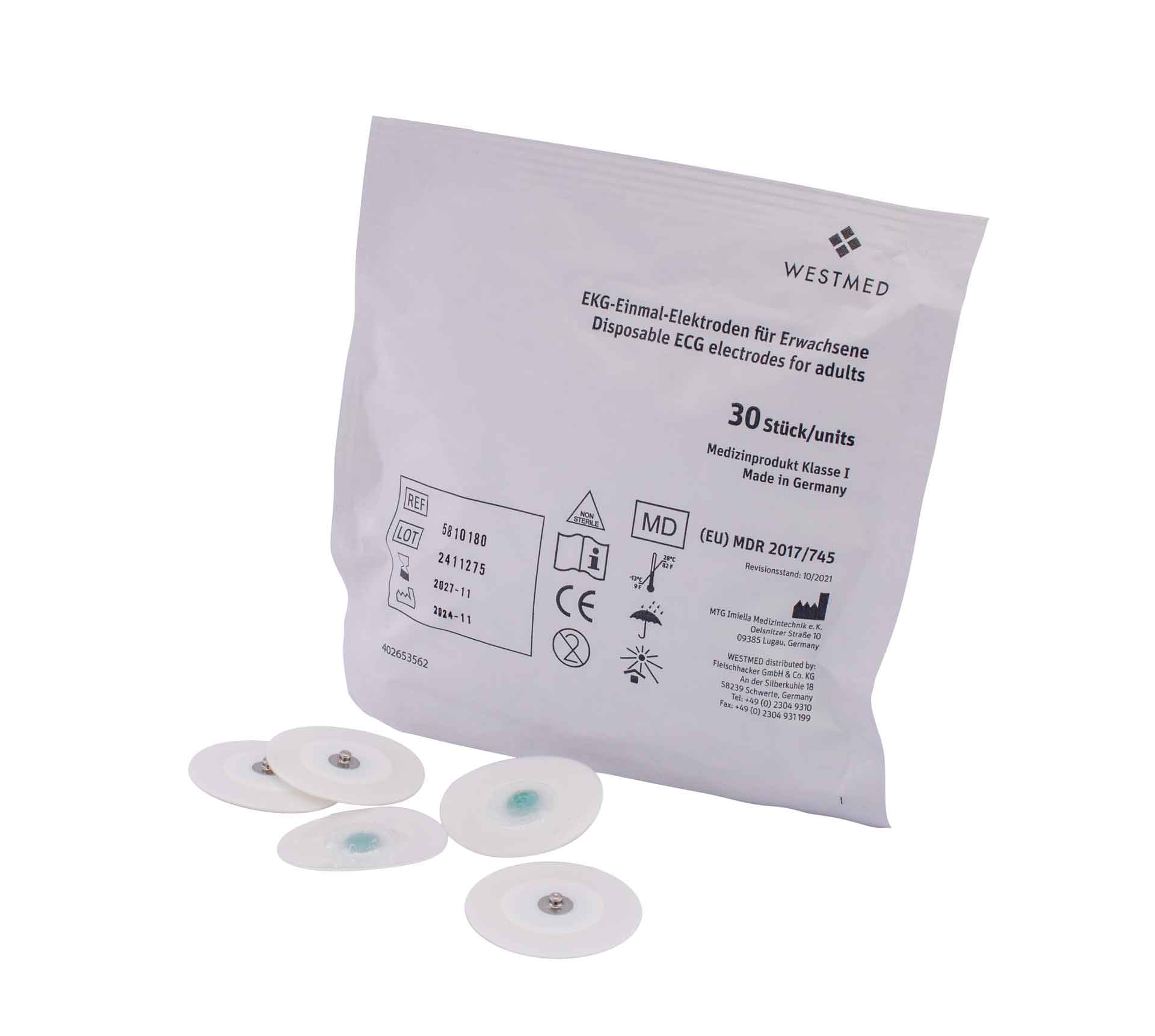 WESTMED® EKG-Schaumstoffelektrode Liquid Gel