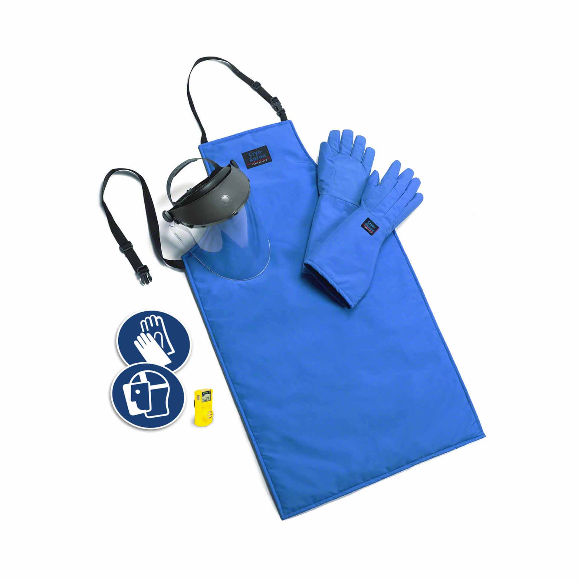 Satz Schutzkleidung CRYO-TEMP-SHIELD, Set mit Cryo Gloves®