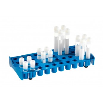 Arbeitsstation für 50 Kryoröhrchen 1,2/5 mL (5 Stück) PP, blau