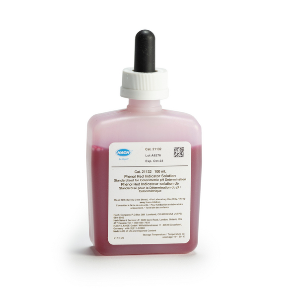 Phenolrot Indikator-Lösung, 6,5 - 8,5 pH, 100 mL