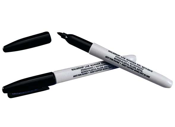 Laborstift, schwarz feinlinig