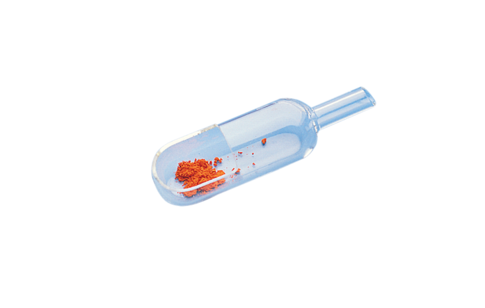 Wägeschiffchen, 82 mm, vorne rund, Glas