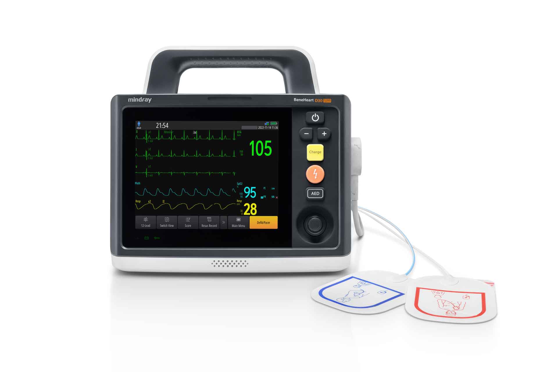 Defibrillator/Monitor, Beneheart D30 PaddleVersion