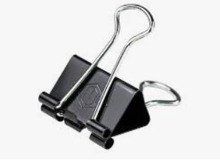 Feder-Clips, 25 mm breit, Sperrweite 9 mm