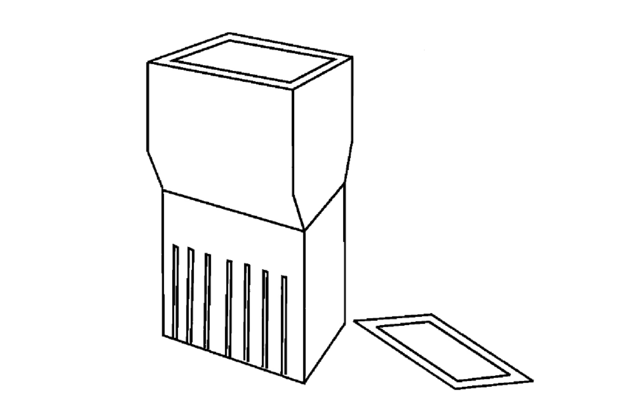 ecoLab Färbekästen nach Hellendahl, 105 x 60 x 55 mm, mit Erweiterung
