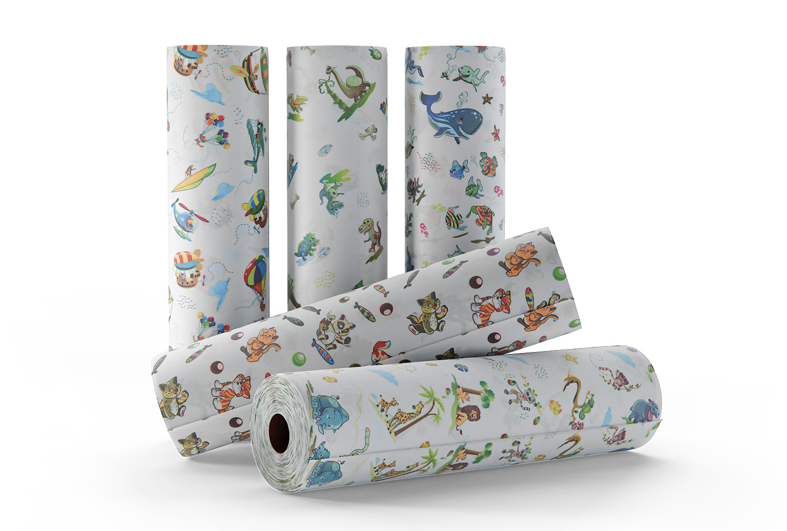 Rollicel® KidsRoll Liegenabdeckung, 50cm x 46m, 9 Rollen