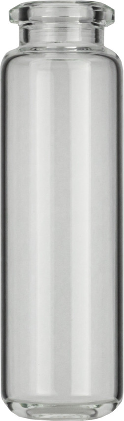 HS-Rollrandflaschen N 20, 20 mL, klar, Boden rund/RR schräg (100 St.)