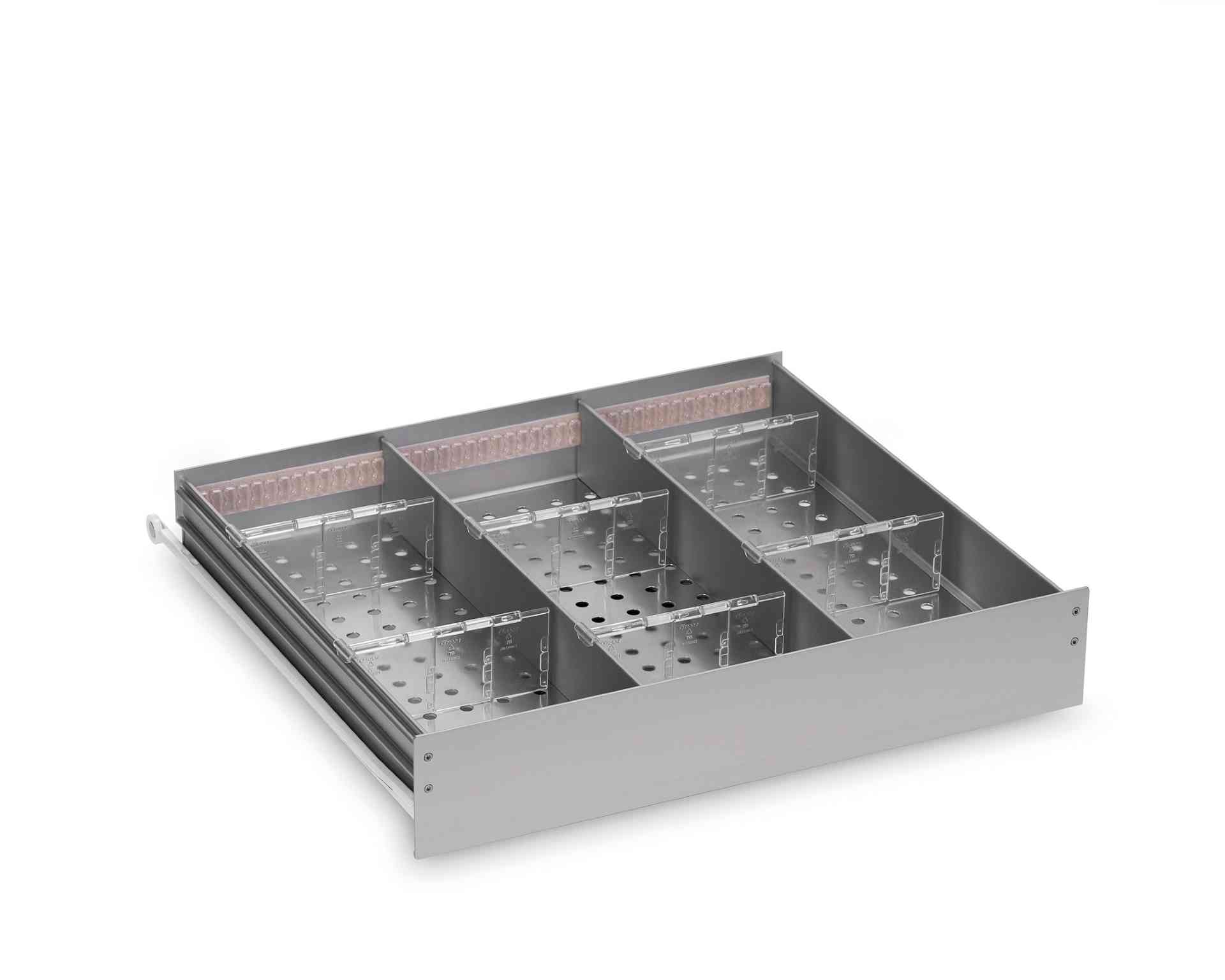 Aluminiumschublade, 420 mm