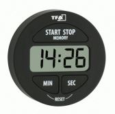 Timer, rund, schwarz 99 Min., 59 Sec.