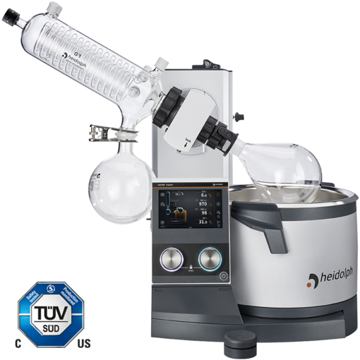 Rotationsverdampfer Hei-VAP Expert Control mit Handlift Modell, beschichtet