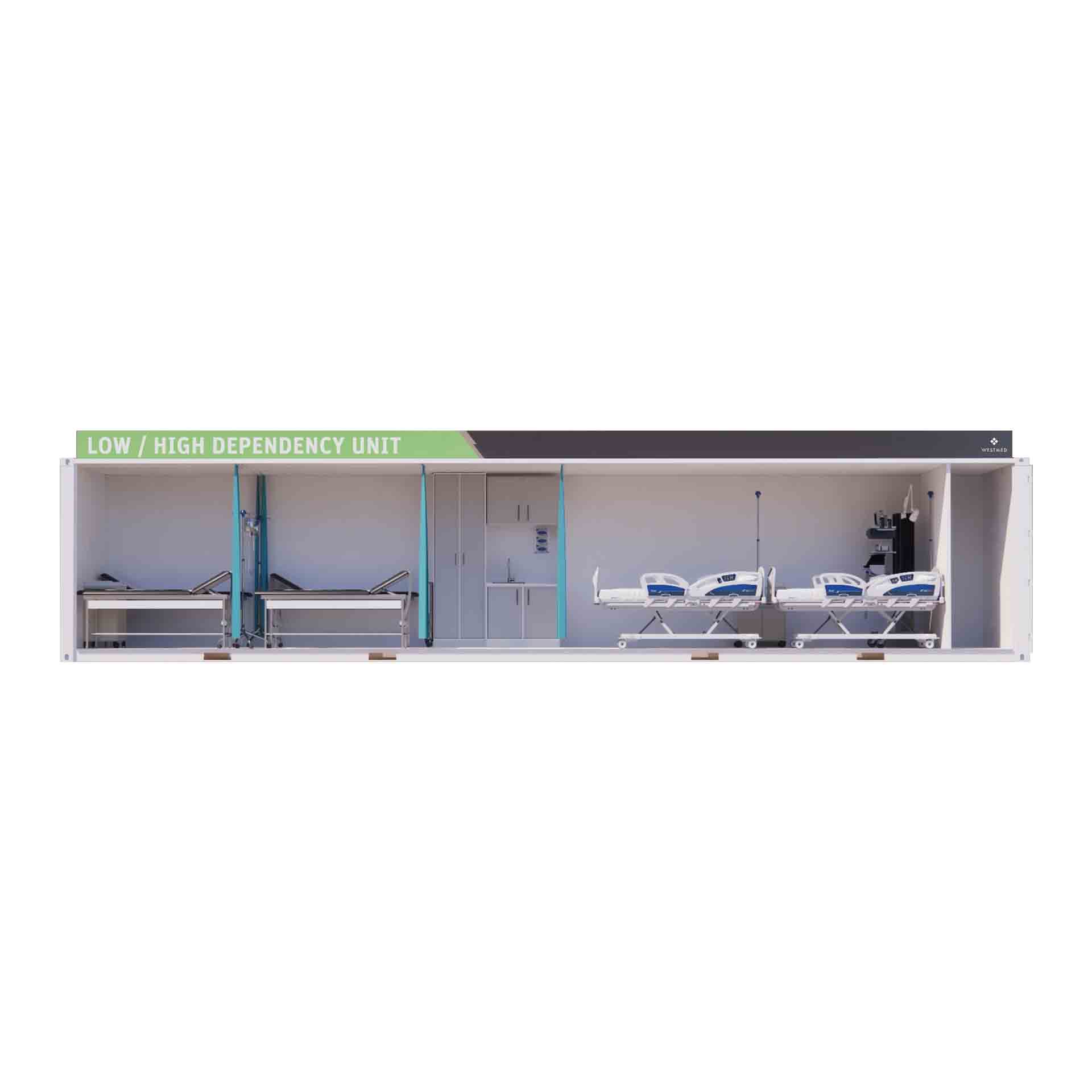40ft Low/High Dependency Unit, Enterance Area, Dependency Area