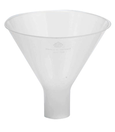 Pulvertrichter, PP, transparent