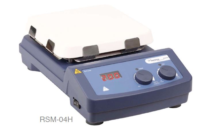 Magnetrührer RSM-04H mit Heizung, Rührplatte 184x184 mm, Glaskeramik
