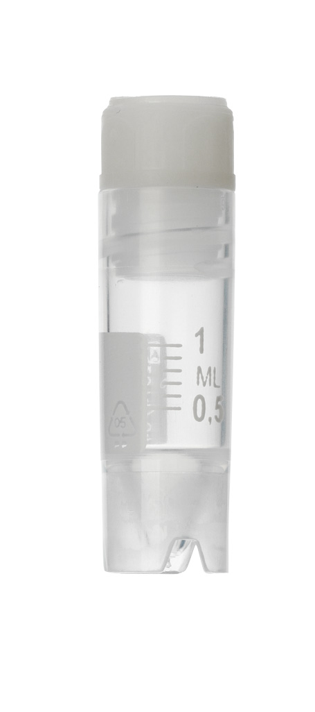 Kryoröhrchen, 1,2 mL, Innengewinde, Stehrand, sterilisiert