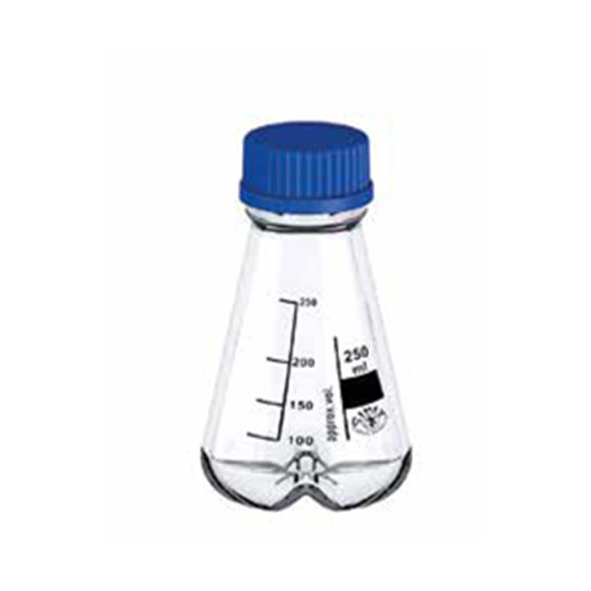 Erlenmeyerkolben, 250 mL, GL 45, mit Schikane