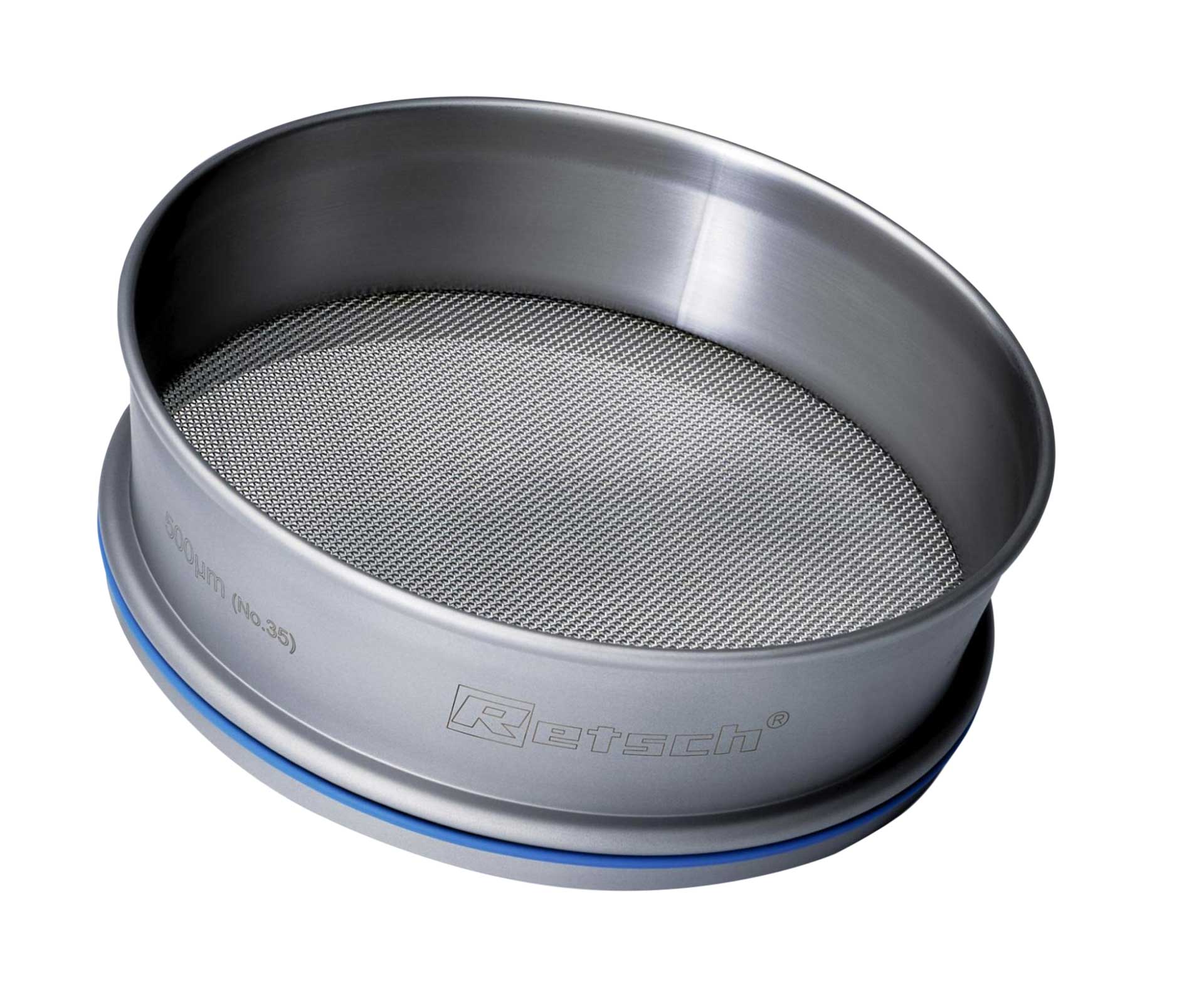 Analysensieb, 200 x 50 mm, Maschenweite 45 µm/325 mesh, ASTM E 11