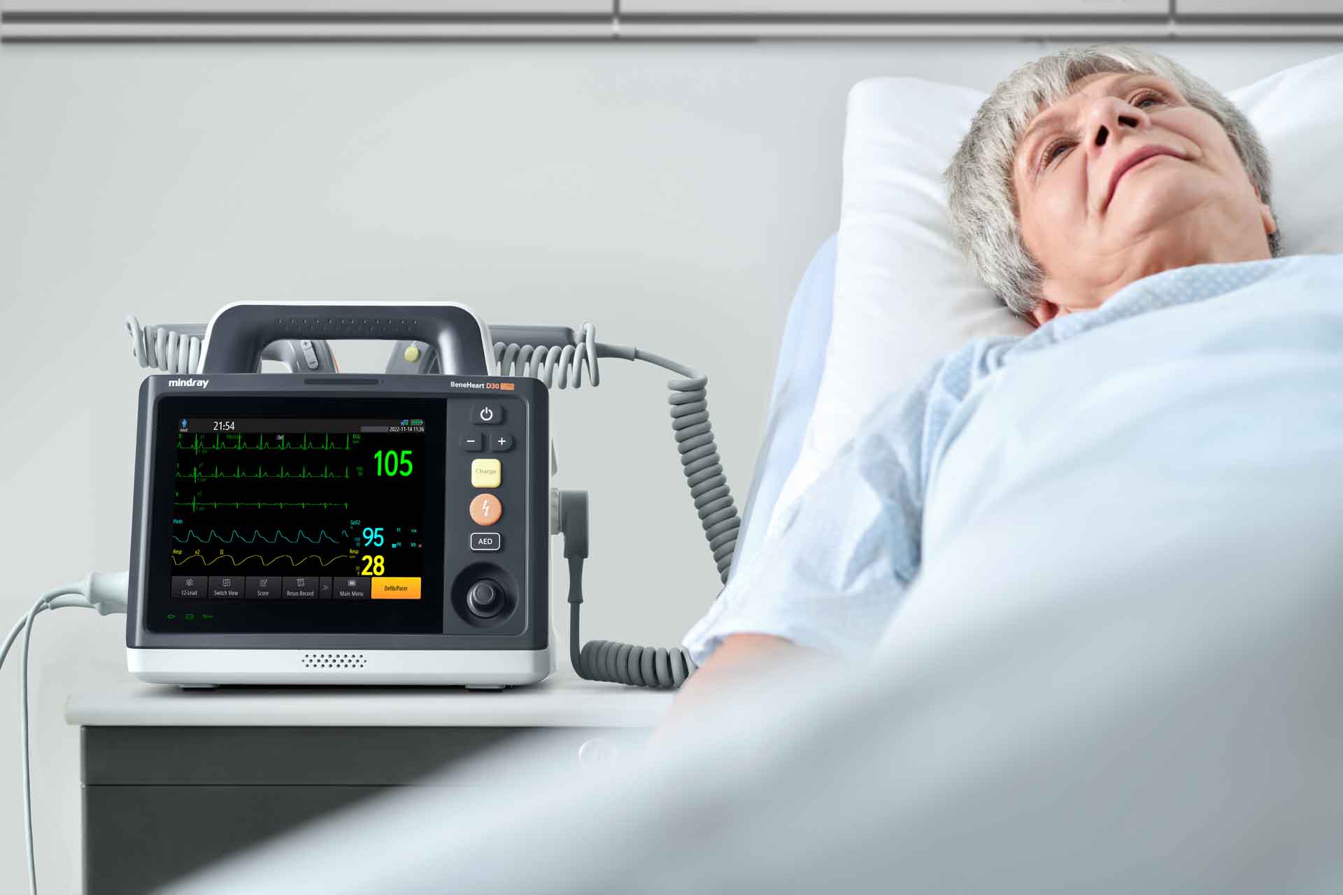 Defibrillator/Monitor, Beneheart D30 PaddleVersion