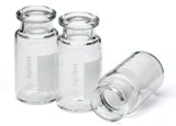 Probenflasche, Bördelverschluss, Headspace, 10 ml, klar, flacher Boden, zertifiziert, Graduierungsma