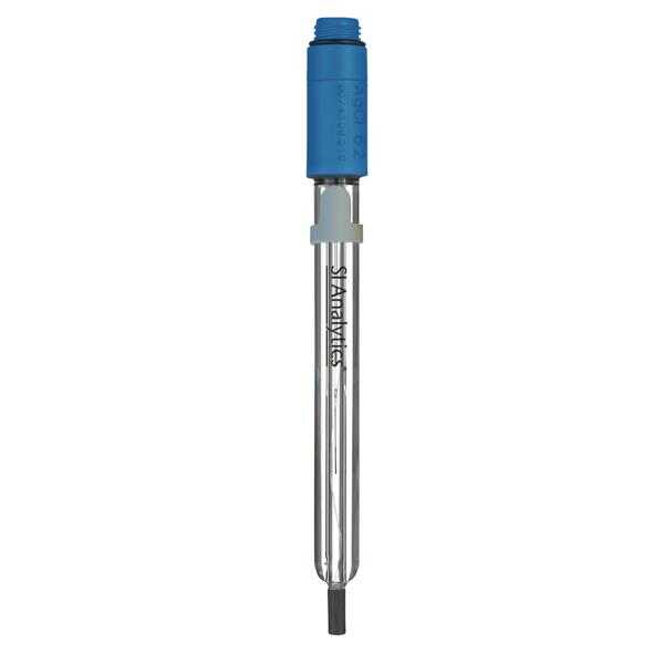 AgCl62 Metall-Einstabmesskette für Halogenid-Titrationen, Länge 120 mm, mit Steckkopf