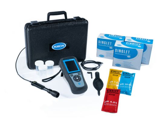 HQ1130 Tragbares Messgerät für gelösten Sauerstoff, mit Sonde für gelösten Sauerstoff, 1 m Kabel