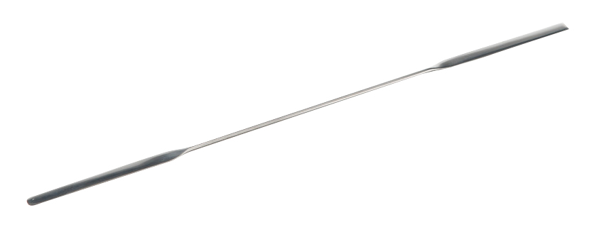 Mikrodoppelspatel aus 18/10 Stahl, 1 mm Stärke