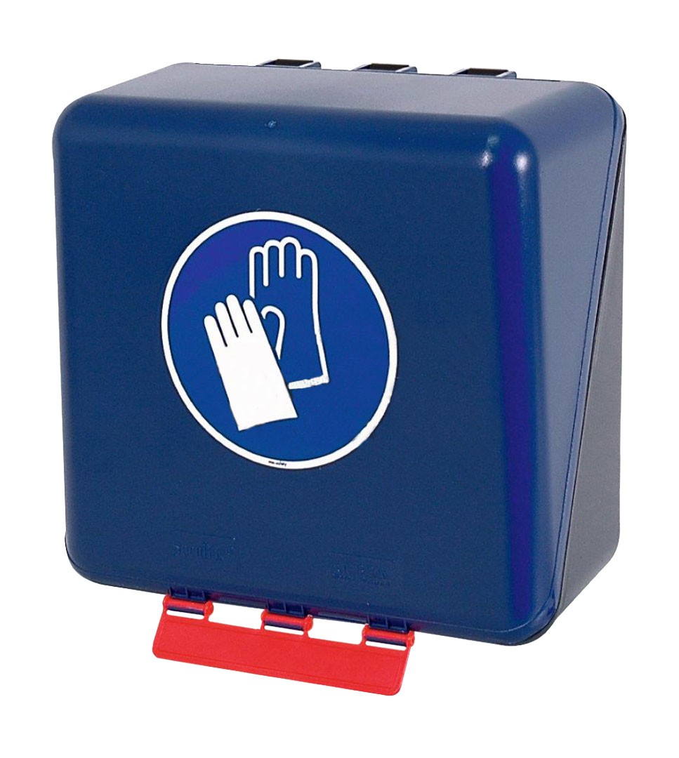 Aufbewahrungsbox/blau Midi, für Handschuhe
