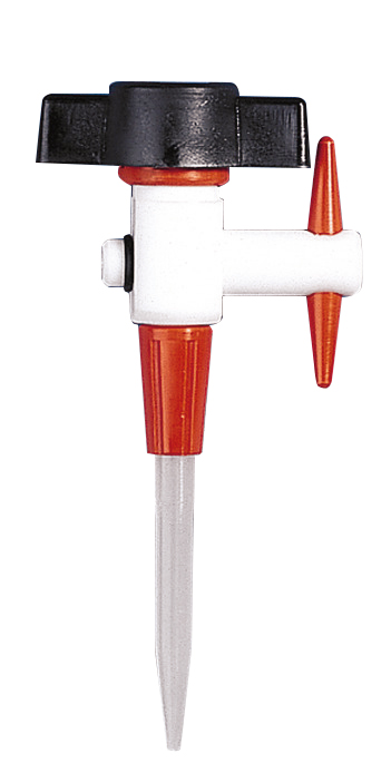 Bürettenhahn für Kompakt-Bürette/Titrierapparat, PTFE