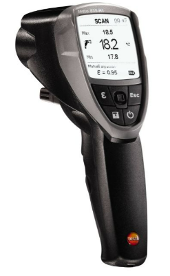 Infrarotthermometer mit Feuchtemessung, testo 835-H1