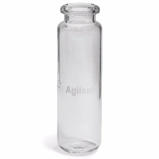 Probenflasche, Bördelverschluss, Headspace, 20 ml, klar, runder Boden, 100 St.