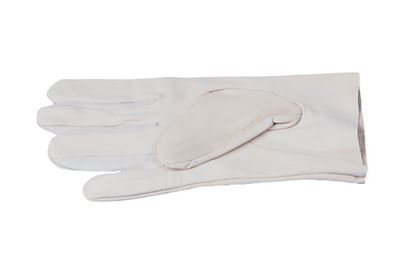 Lederhandschuhe, weiß