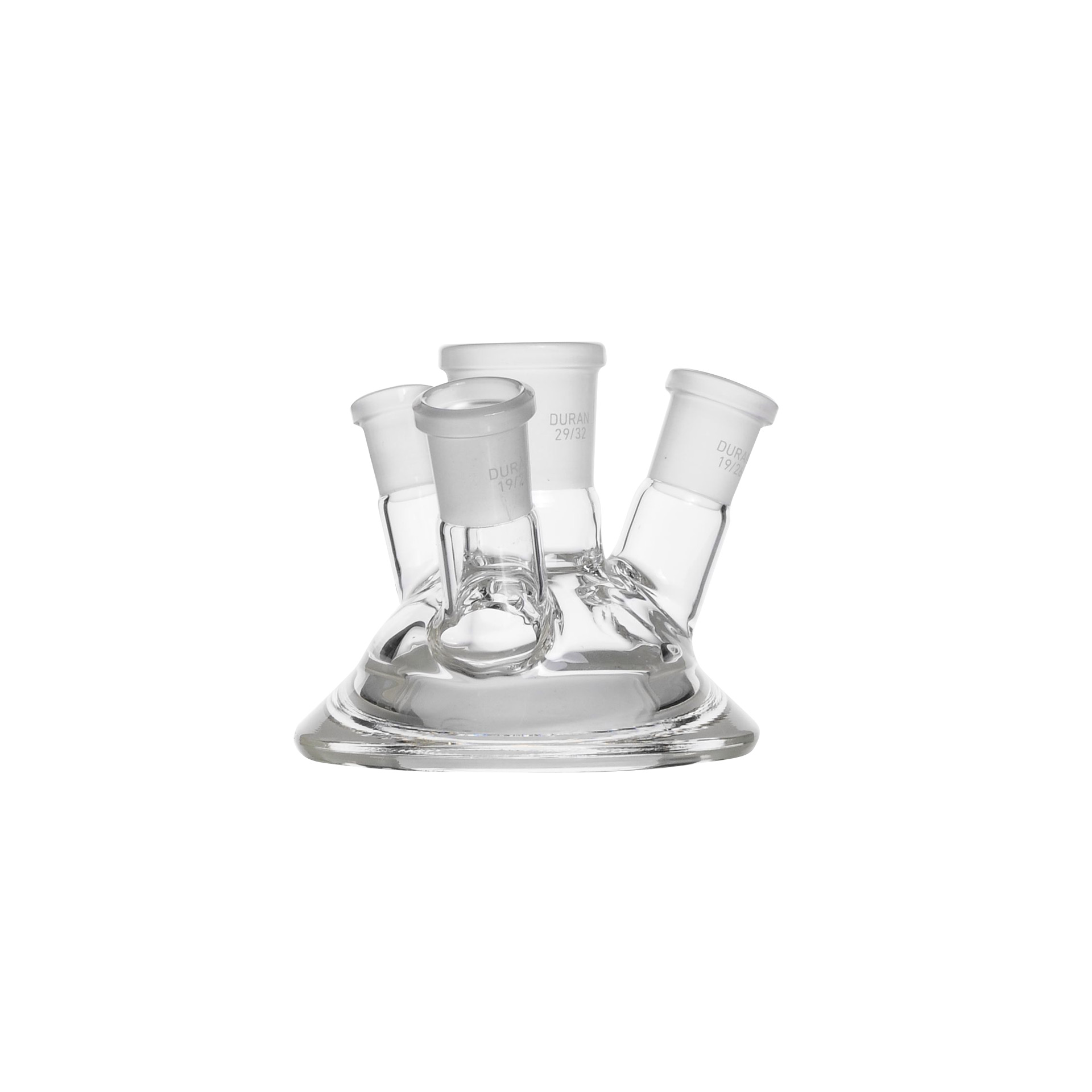 DURAN® Planflansch-Deckel mit 4 Hälsen