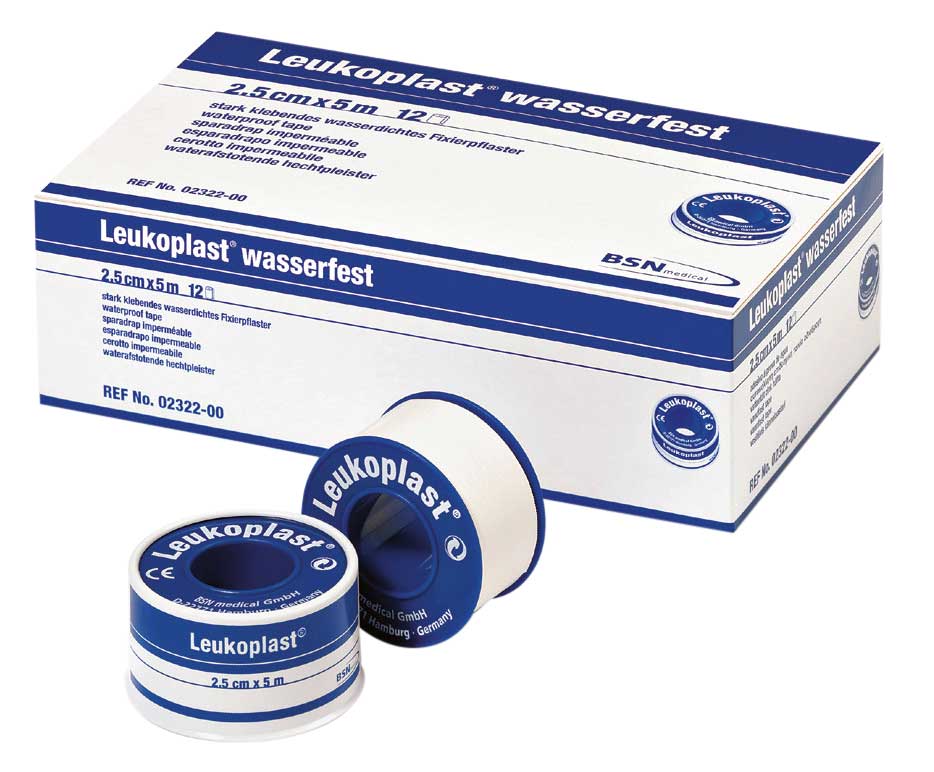 Leukoplast® wasserfest, mit Schutzring, 2,50 cm x 5 m
