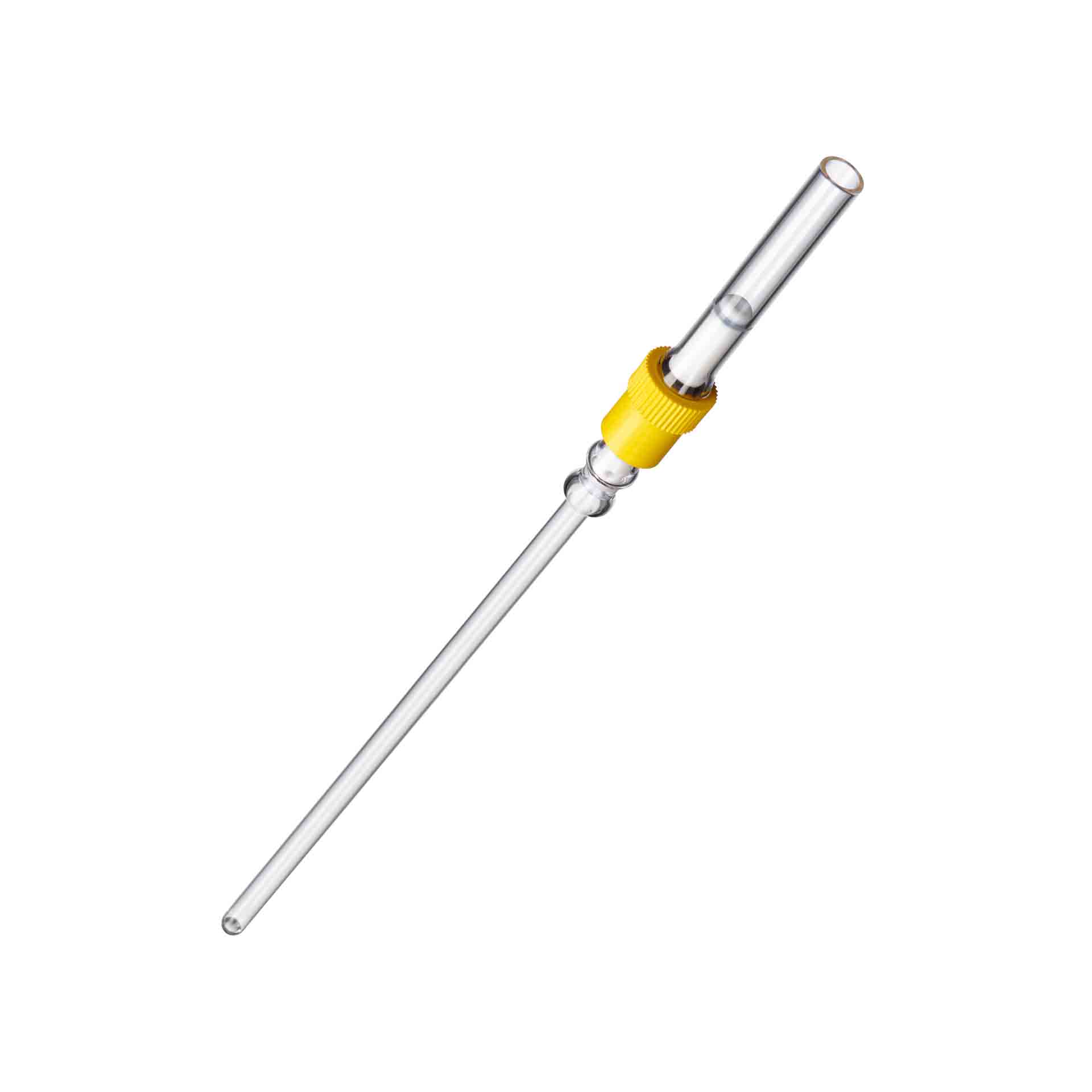 NMR Röhrchen mit 5mm JY NMR Ventil, 500MHz, 5" lang, gelb
