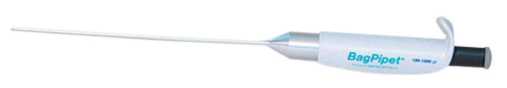 BagPipet®, 0,1 mL, 0,9 mL, 1,0 mL, einstellbar
