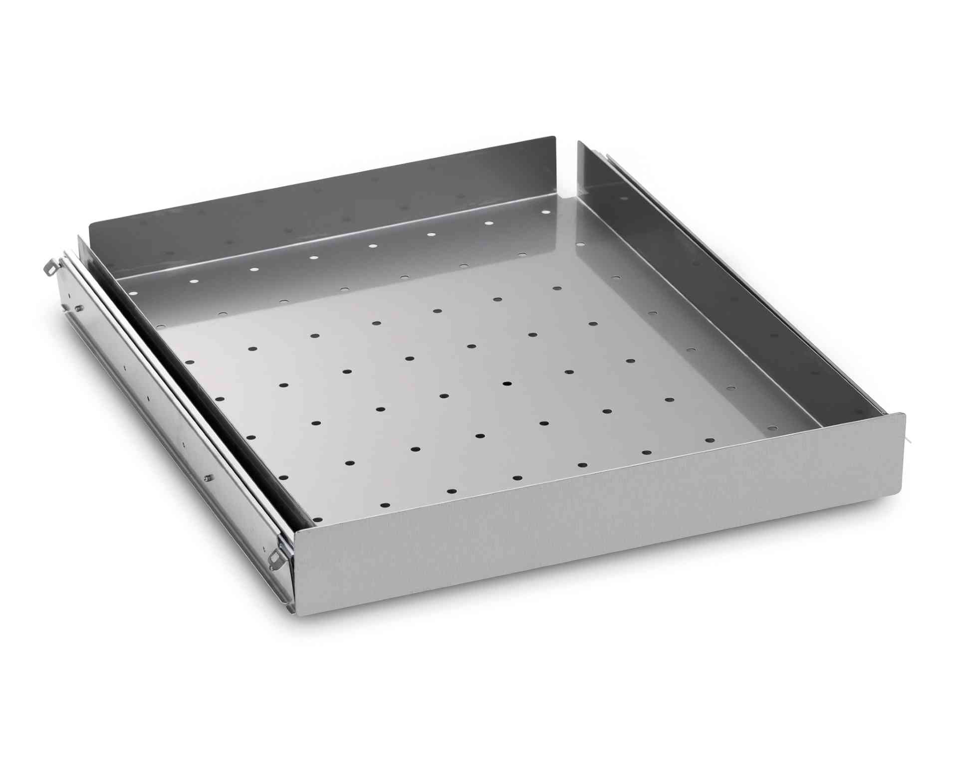 Edelstahlschublade, 30 kg