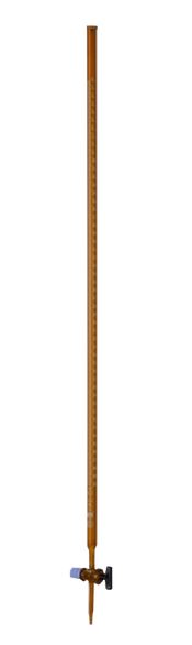 Bürette, Duran, Braunglas, gerader Hahn