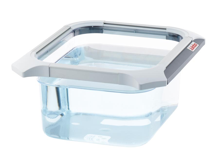 Transparentes Badgefäß BT9, bis +100°C