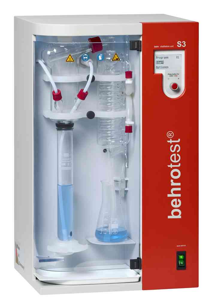 Wasserdampfdestilliergerät S3 teilautomatisch *230V 50Hz*
