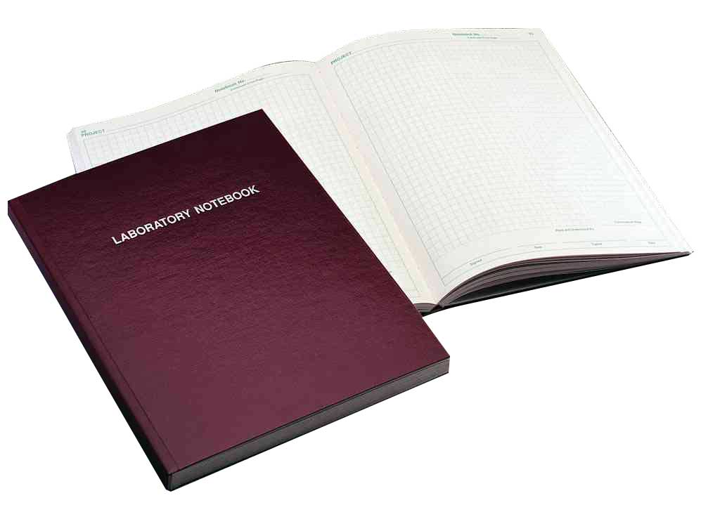 Laborbuch, Papier/PE