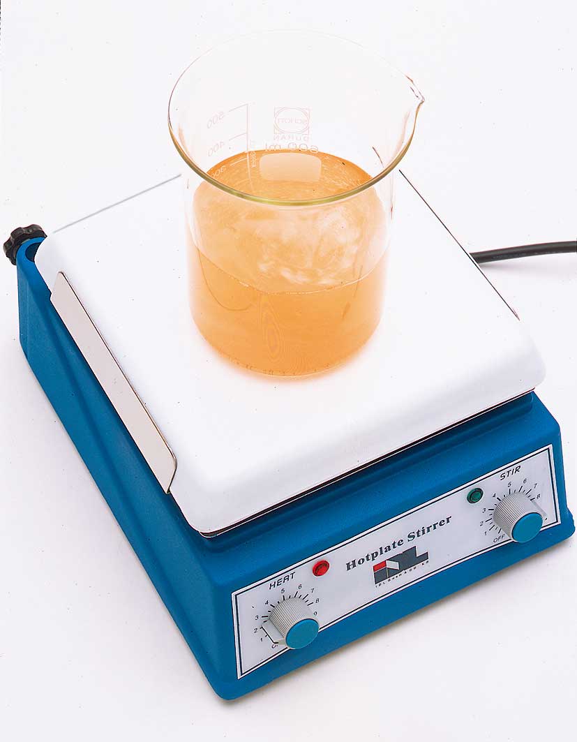 Magnetrührer mit keramiküberzogener Heizplatte