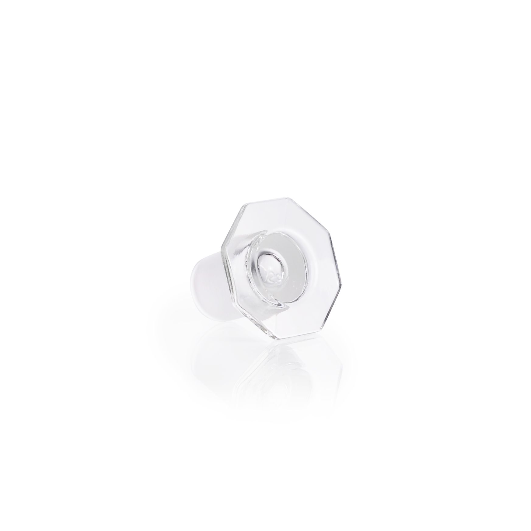 DURAN® Deckelstopfen, achteckig, klar