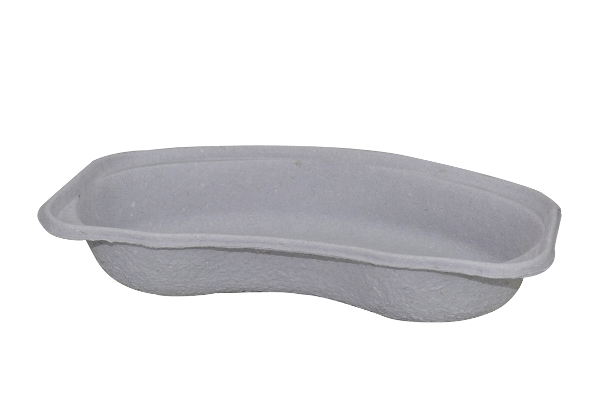 Nierenschalen aus Pappe, grau