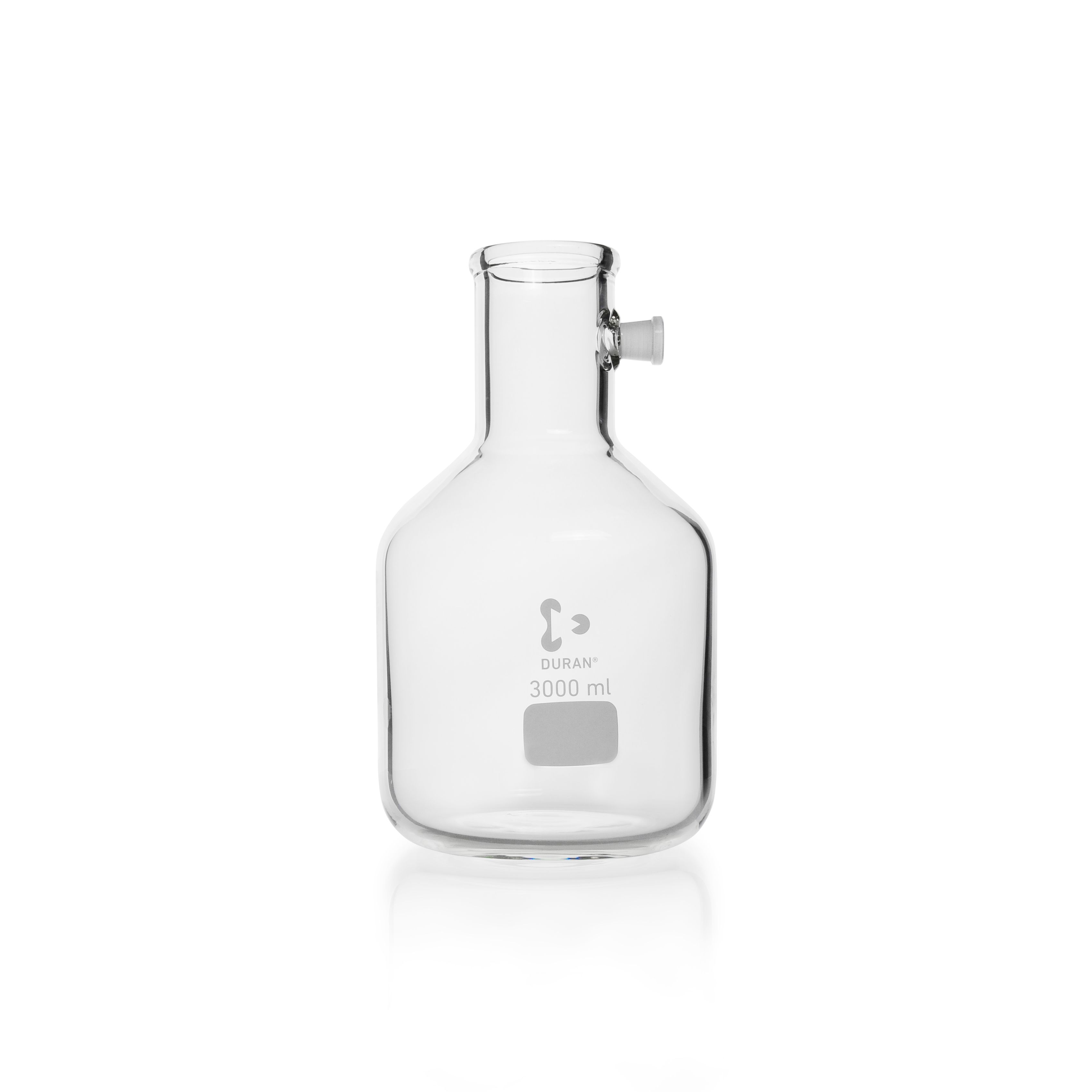 DURAN® Saugflaschen mit Seitentubus, Flaschenform