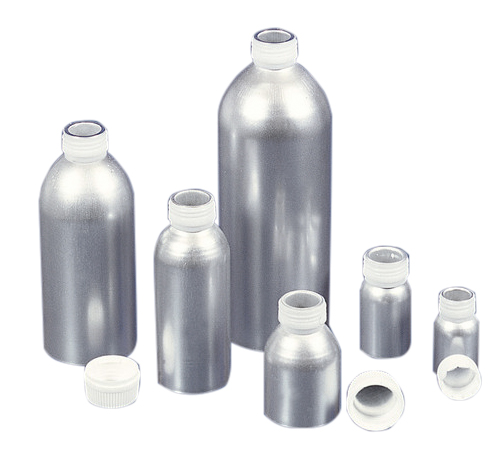 Alu-Flasche, mit Kunststoffgewinde