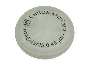 Spritzenfilter Chromafil Xtra PET, 25 mm, 0,45 µm, beschriftet