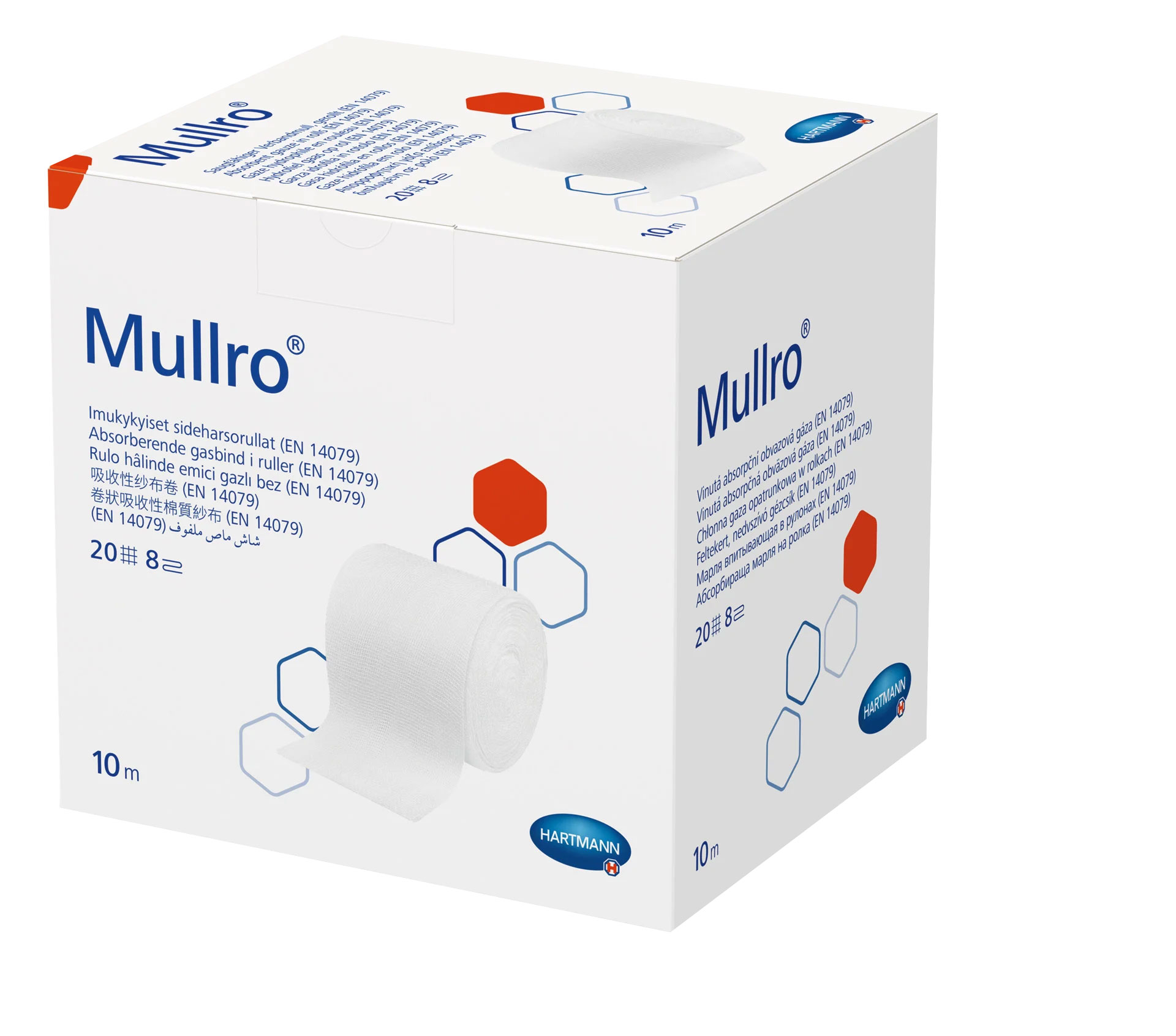 Mullro®, 10,0 x 10,0 cm, 8-fach