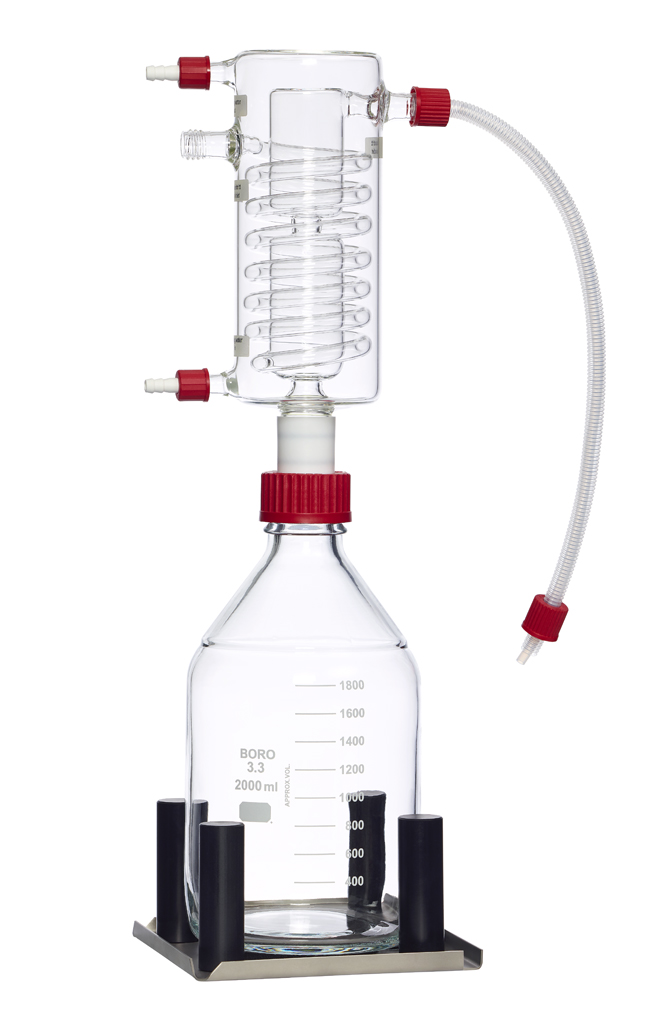 ACS Zusatz Kühlsystem für behrosog 3, bestehend aus Ständer, Flasche und Kühler