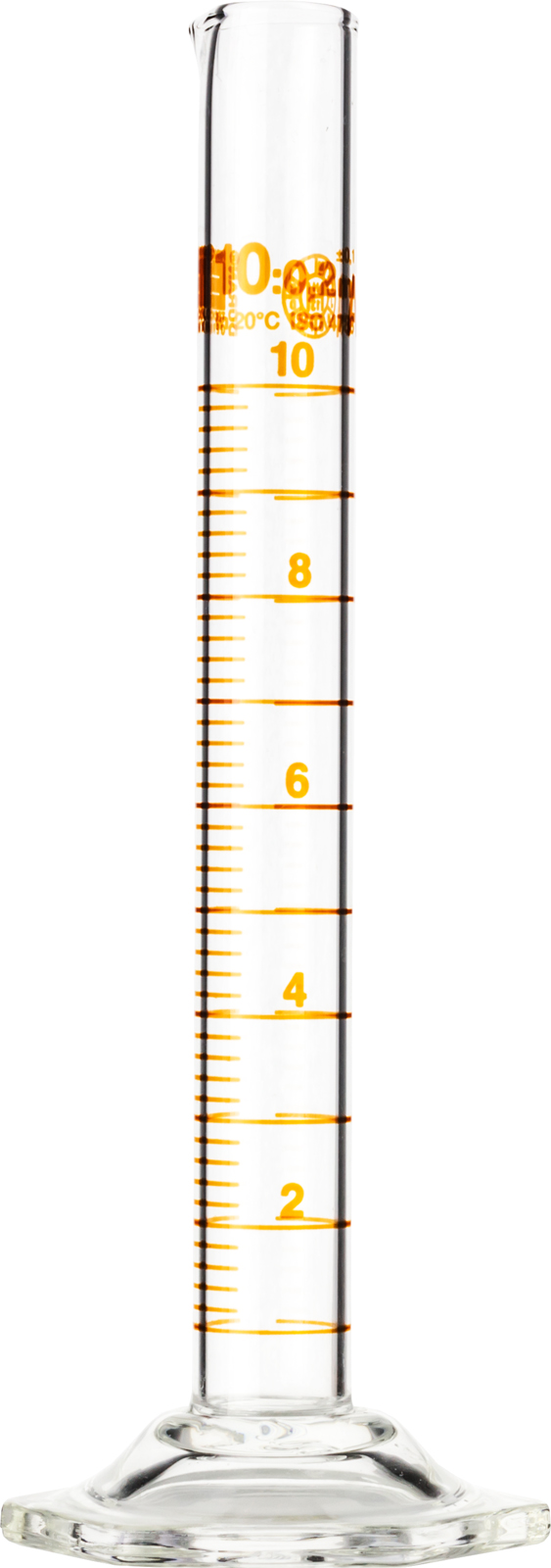 Meßzylinder, Glas, 10mL, 2 Stück