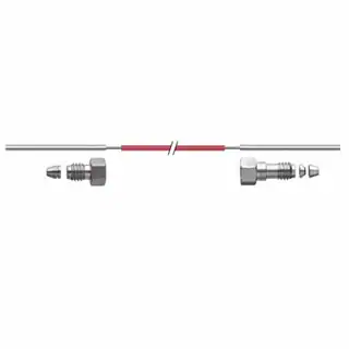 Edelstahl-Kapillare, 0,12-mm-ID, 600 mm, nicht vormontiert (CTC-Probengeber zu Säule)