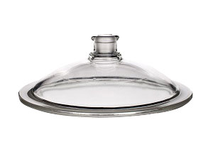 SIMAX® Exsikkatordeckel mit Tubus NS 24/29, Boro 3.3